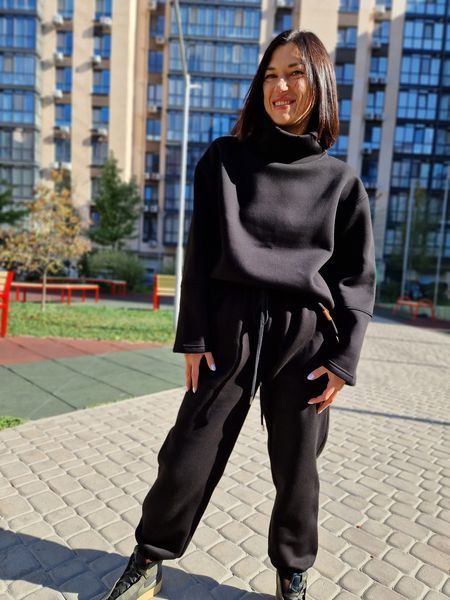 Теплий жіночий світшот Morkva Warm Sweatshirt MSW01 Чорний M MSW01BM фото