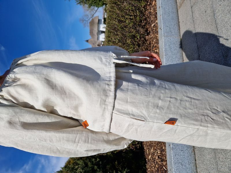 Лляні штани Morkva Linen trousers MLT01 L сірий mltsl фото