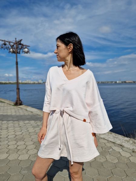 Комплект шортів та crop top футболки Morkva set ST01 Orange S sst01s фото