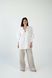 Жіноча лляна сорочка в оверсайзі білого кольору Morkva Linen Shirt Lily mlslm фото 1
