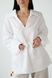 Жіноча лляна сорочка в оверсайзі білого кольору Morkva Linen Shirt Lily mlslm фото 3