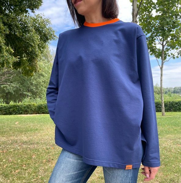 Жіночий лонгслів оверсайз Morkva Long Sleeve LG01 - Чорний LG01B фото