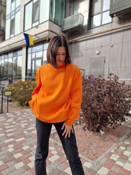 Теплий жіночий світшот Morkva Warm Sweatshirt MSW01 Чорний M MSW01BM фото