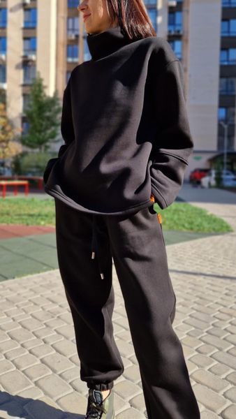 Теплі жіночі штани джоггери Morkva Warm Joggers MJW01 (з начосом) Темно-сині M MJW01SM фото