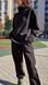 Теплі жіночі штани джоггери Morkva Warm Joggers MJW01 (з начосом) Темно-сині M MJW01SM фото 5