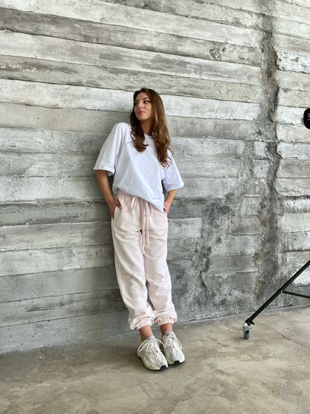 Жіночі штани джоггери Morkva Joggers MJ01 Ніжно пудровий S MJ01PS фото