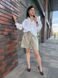 Лляні шорти Morkva Linen Shorts MS02 Бежеві S MS02 фото 3