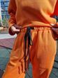Теплі жіночі штани джоггери Morkva Warm Joggers MJW01 (з начосом) Orange M