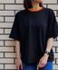 Чорна жіноча футболка з помаранчевою горловиною Morkva t-shirt orange neck розмір S t-shirt02 фото 20
